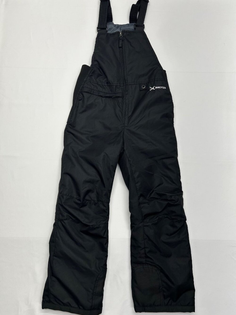 Arctix Kids Black Insulated Snow Bib Overalls With Adjustable Straps Size S